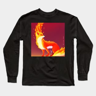Fire Fox Long Sleeve T-Shirt